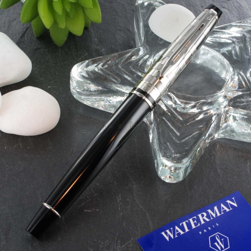 Stylo Plume Waterman® Expert Deluxe Noir CT sur Stylos En Ligne