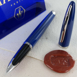 Recharge stylo bille bleu Waterman