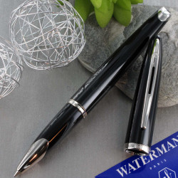 Stylo Bille Waterman Carène Laque Noire GT S0700380 3501170700389