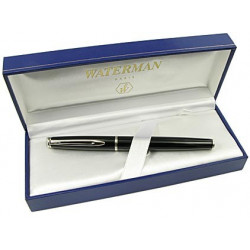 STYLO PLUME (M) Hémisphère Laque Noire CT de WATERMAN