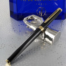 Stylo Roller WATERMAN® Hémisphère Noir Brillant GT