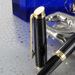 Stylo Roller WATERMAN® Hémisphère Noir Brillant GT