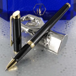 Stylo Roller WATERMAN® Hémisphère Noir Brillant GT