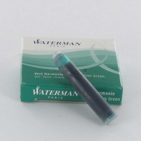 Cartouche d'encre Waterman ® Courte, Noir Intense