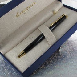 Stylo Bille WATERMAN® Hémisphère Noir Brillant GT