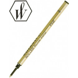 WATERMAN Hemisphere Stylo roller, noir brillant, recharge noire pointe fine,  Coffret cadeau