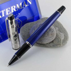 Stylo Roller WATERMAN® Expert Deluxe Blue Obsession