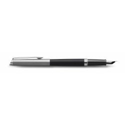 Stylo Plume Moyenne WATERMAN® Hémisphère Acier Noir Mat