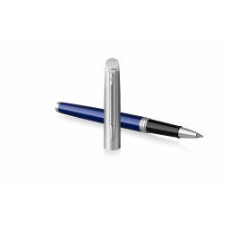 Stylo Roller WATERMAN® Hémisphère Acier Bleu Mat