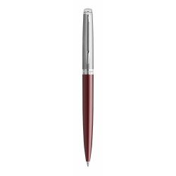 Stylo Bille WATERMAN® Hémisphère Acier Rouge Mat