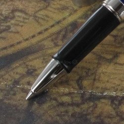 Stylo Roller WATERMAN® Hémisphère Acier Bleu Mat