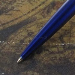 Stylo Bille WATERMAN® Hémisphère Acier Bleu Mat