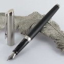 Stylo Plume Moyenne WATERMAN® Hémisphère Acier Noir Mat