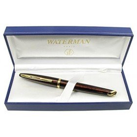 Stylo Plume WATERMAN® Carène Or massif 18 K Laque Ambre GT (Médium)