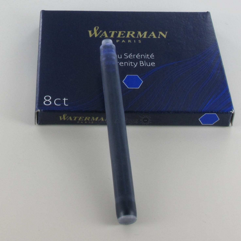 Lot de 5 boîtes de cartouches Bleues Effaçables Courtes Waterman®