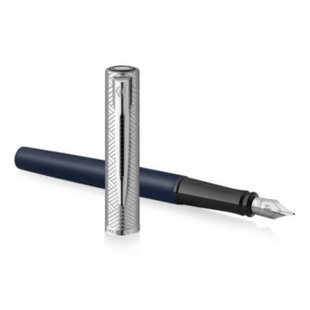 Waterman Allure Deluxe Stylo Plume Et Bille - Gravure Personnalisable - Bleu - Cadeau Luxe
