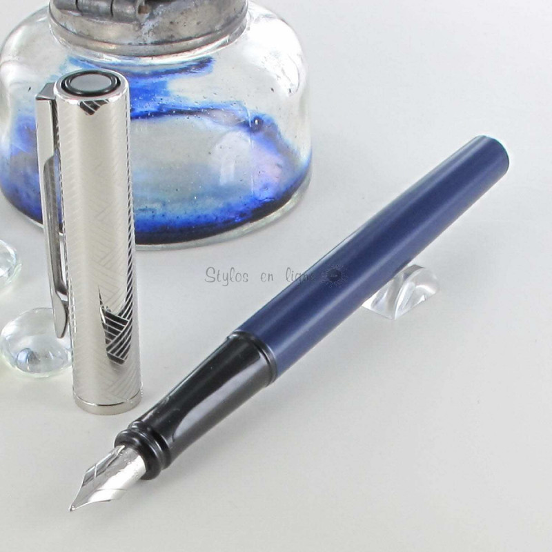 Stylo Plume Fine WATERMAN® Allure Deluxe Bleu Stylo Plume Fine WATERMAN® Allure Deluxe Bleu