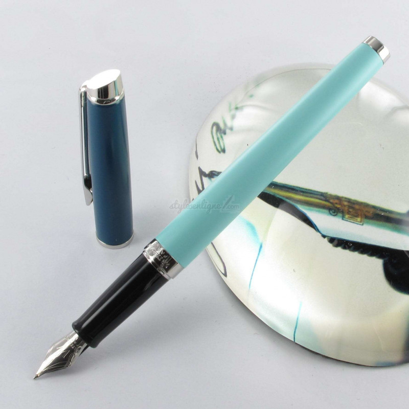 Stylo Plume Fine WATERMAN® Hémisphère Colour Blocking Green Stylo Plume Fine WATERMAN® Hémisphère Colour Blocking Green