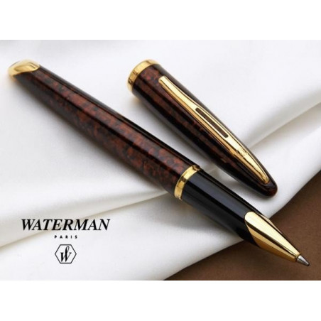 Stylo Roller WATERMAN® Carène Laque Ambre GT