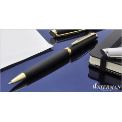 Stylo Bille WATERMAN® Hémisphère Noir Mat GT