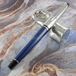 Stylo Roller WATERMAN® Expert Deluxe Bleu Métal