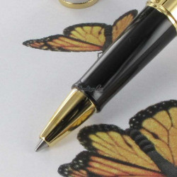 Stylo Roller WATERMAN® Hémisphère "Reflets de Paris" Laque Noire GT