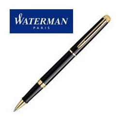 Stylo Roller WATERMAN® Hémisphère Noir Brillant GT