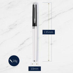 Stylo Roller WATERMAN® Hémisphère Colour Blocking Blanc Noir