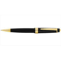 Stylo Cross Bailey Light noir et doré vu de profil droit