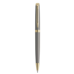 stylo-bille-waterman-hemisphere-discrete-gris-debout