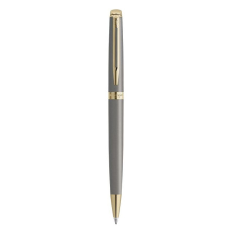 stylo-bille-waterman-hemisphere-discrete-gris-debout