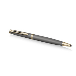 stylo-bille-waterman-hemisphere-discrete-gris-incline