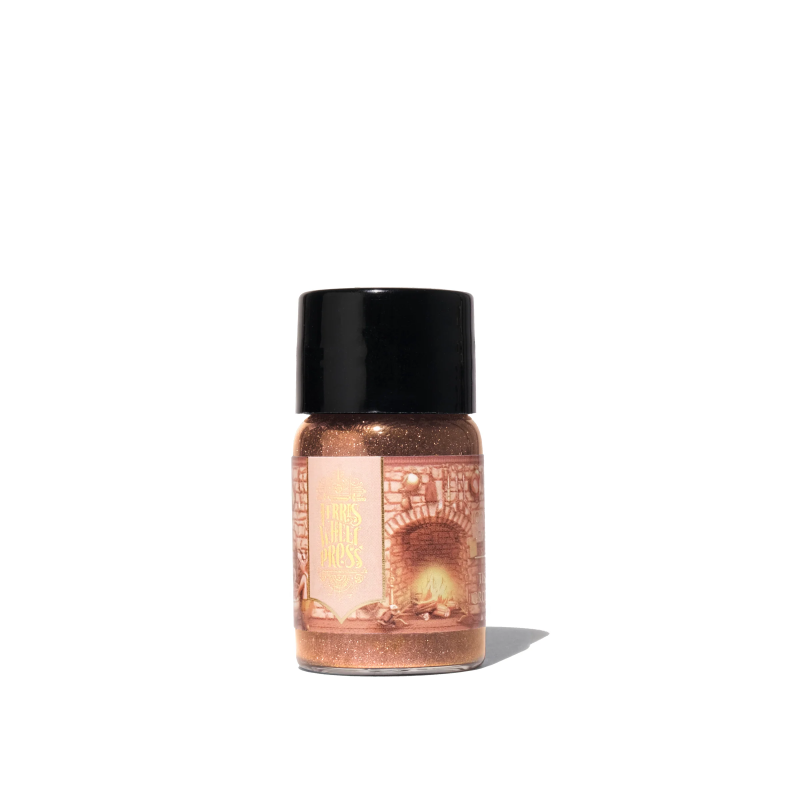 Encre scintillante "Oinking Embers" rose-cuivré- Flacon 10 ml - Ferris Wheel Press®