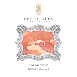 Encre scintillante "Oinking Embers" rose-cuivré- Flacon 10 ml - Ferris Wheel Press®