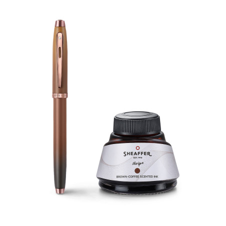 Coffret stylo plume " 100 " avec encre parfumée café - Sheaffer®