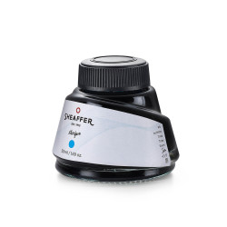 flacon encre sheaffer skrip turquoise 50ml angle