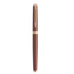 Stylo plume Waterman finition rouge cuivre.