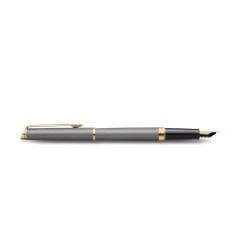 Stylo plume Waterman Hémisphère Gris Pierre avec finitions dorées.