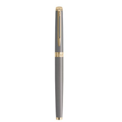 Stylo bille Waterman Hémisphère L’Édition Discrète Gris Pierre fermé.