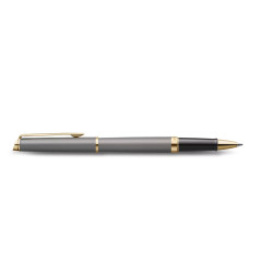 Stylo bille Waterman Hémisphère L’Édition Discrète Gris Pierre vue de face.