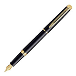 Waterman Hémisphère plume M noir et doré